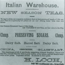 Italian Warehouse H. Loch Ad